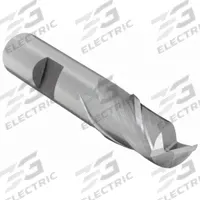OSG Square End Mill: Cobalt, 2 Flute, 9 mm Mill Dia, 14.28 mm LOC, 58.7 mm OAL (MPN 5800700)