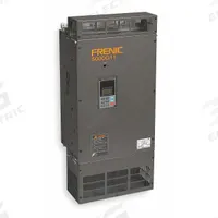 FUJI ELECTRIC Variable Frequency Drive: In Phase Three, Out Phase Three, 450 hp, No Bypass, Manual (MPN FRN0547G2W-4GU). Key specifications — Style: Compact/Heat Sink; Color: Black/Blue/Gray; Output Phase: Three.