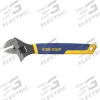 IRWIN Adjustable Wrench: Alloy Steel, Chrome, 12 in Overall Lg, 1 1/2 in Jaw Capacity (MPN 2078612). Key specifications — attr309359: Chrome; attr324924: IRWIN; attr309358: Alloy Steel.