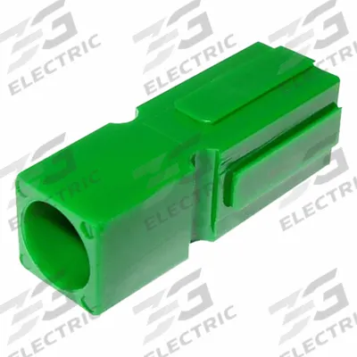 ANDERSON POWER PRODUCTS Pin Connector and Housing: PP30, Green, MPN PP30MF-P10T - Powerpole Connector Housings