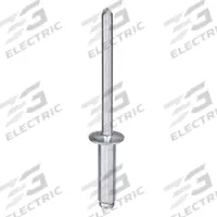 Blind Rivet,0.1875 in dia,PK100: Inch, 13/32 in Body Lg, 0.1875 in Shank Dia, Open End, Dome, 100 PK (MPN 1900PK). Key specifications — Brand: APPROVED VENDOR.