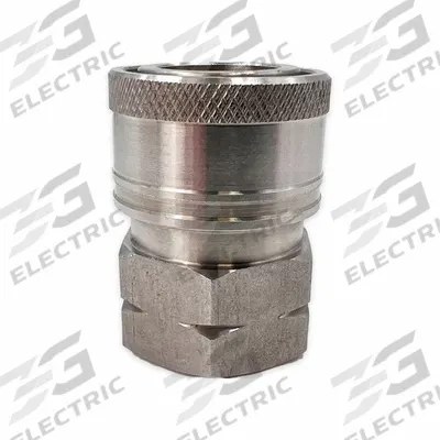 AR NORTH AMERICA Quick-Connect Coupler: 3/8 in (F)NPT, 3/8" (F)QC (MPN AL-QC3/8BSS) - Pipe, Hose, Tube and Fittings
