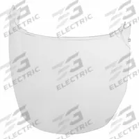 MILWAUKEE Face Shield Visor: 11 in Overall Wd, 9 in Overall Ht, Clear, Reusable, Polycarbonate, 5 PK (MPN 48-73-1440). Key specifications — Material: Polycarbonate; Brand: MILWAUKEE.