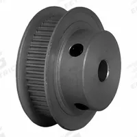 DAYTON Timing Pulley: Modified Curvilinear, Fixed, For GT Timing Belt Section, For 6 mm Belt Wd (MPN 50-2P06-6FA3). Key specifications — attr1328801: DAYTON; attr1328807: Clear Anodized; attr1328808: Powerhouse®.