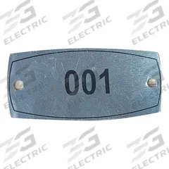 APPROVED VENDOR Locker Number Plate: 2 1/4 in x 1 in, 1 Plates, 1 to 10, Aluminum, Gray, 804UM9. Key specifications — Manufacturer Part Number: 804UM9; Brand: APPROVED VENDOR; Includes: (2) Mounting Bolts and Nuts; Material: Aluminum; Number Range: 1 to 10; Color: Gray.