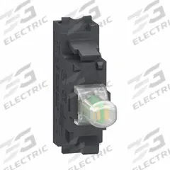 SCHNEIDER ELECTRIC Lamp Module: 22 mm Size, White, LED, 24 V AC/DC Rating, No Transformer (MPN ZBVB15). Key specifications — Compatible Operator: Selector Switch; Compatible with Series: XB4; Terminal Connection Type: Push-In; Brand: SCHNEIDER; Manufacturer Part Number: ZBVB15; Includes Bulb: Bulb Included.