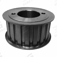 APPROVED VENDOR Timing Belt Pulley: Trapezoidal, Bushed, For L Timing Belt Section, For 1 in Belt Wd (MPN 26LH100). Key specifications — Brand: APPROVED VENDOR; Tooth Profile: Trapezoidal; Finish: Black Oxide; For Bushing Type: Split Taper.