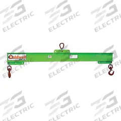 CALDWELL Lifting Beam: Lifting Beam, 2,000 lb Working Load Limit, Adj, 98 in Overall Lg, Composite (MPN 416-1-8). Key specifications — Brand: CALDWELL.
