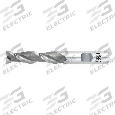 OSG Square End Mill: Cobalt, 2 Flute, 1-1/4" Mill Dia, 4" LOC, 6-1/2" OAL (MPN 5356100) - Cobalt Square End Mills for Aluminum