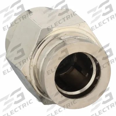 APPROVED VENDOR Push-Fit Adapter Fitting: 1/4 in OD x 1/4 in Pipe Size, Push-to-Connect x UNF - Nickel-Plated Brass Tube Fittings