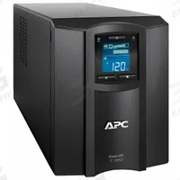 APC BY SCHNEIDER ELECTRIC Smart UPS: Single Phase, 1 kVA Power Rating, 120 V Input, 120 V Output (MPN SMC1000C). Key specifications — Phase: Single; UPS Type: Line Interactive; Brand: APC BY SCHNEIDER ELECTRIC.