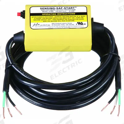 SENSING-SAF-STARTS Anti-Restart Device: 9 3/5 ft Lg, Bare Wire Plug, Bare Wire Receptacle - Anti-Restart Cords