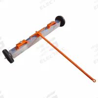 MAGNET SOURCE Magnetic Floor Sweeper: 60 in Magnet Lg, 4 in Magnet Ht, Mag. Release Typ. Lever (MPN VSM-60). Key specifications — attr1004942: MAGNET SOURCE; attr1016188: Eyebolts; attr1016201: Rubber.