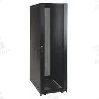 TRIPP LITE Rack Enclosure: 42 Rack Units, 78 1/2 in x 23 5/8 in x 32 1/2 in, Floor Mount, Steel (MPN SR42UBSD). Key specifications — Brand: TRIPP LITE; Includes: (2) Keys; Material: Steel; Features_Broad: Shallow Depth.