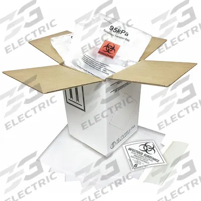 BERLIN Hazardous Material Shipping Kit: 6 in x 6 in x 8 1/2 in, ( 3 ) : Bag, 275# - Variation Shipping Kits