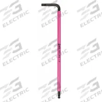 WERA Hex Key: 1 Ball Ends, 1/8 in Tip Size, SAE, Long, Alloy Steel, Black Oxide, 4 7/8 in Handle Lg (MPN 05022632001). Key specifications — attr1205521: WERA; attr1205526: Black Oxide.