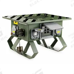 HUBBELL WIRING DEVICE-KELLEMS Power Distribution Box: Three Phase, 125/250V AC, 7 Outlets (MPN SCSB0M2). Key specifications — Inlet Voltage Rating: 125/250V AC; Inlet Receptacle: Pin and Sleeve 60A @120/208V AC; Brand: HUBBELL WIRING DEVICE-KELLEMS.