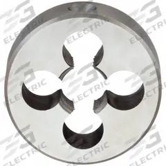 CHICAGO-LATROBE Pipe and Conduit Thread Die: 1/2"-14 NPT, 2" OD, Round, Carbon Steel (MPN 405327)