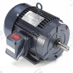 MARATHON MOTORS General Purpose Motor: Rigid Base Mount, Totally Enclosed Fan Cooled, 5 hp (MPN 184TTFCD6001). Key specifications — Brand: MARATHON MOTORS; Nameplate Voltage @ 60 Hz: 230/460V AC; Full Load Current @ 60 Hz: 12.4/6.2 A; Nameplate RPM @ 60 Hz: 3,568 RPM; Motor Enclosure: TEFC.