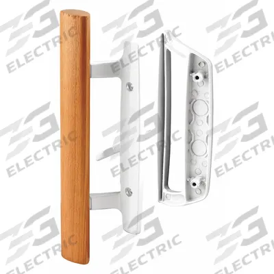 PRIME-LINE Sliding Door Lock: 1 13/16 in Lg, 2 1/8 in Wd - Recessed Handles for Sliding Doors