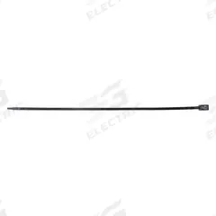GARDNER BENDER Self Cutting Cable Tie: 11 in Nominal Lg, 2 in Nominal Max. Bundle Dia., Black, 50 PK (MPN 46-311UVBSC). Key specifications — Outdoor Use: Yes; Color: Black; Brand: GARDNER BENDER.