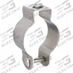 Conduit & Cable Hanger - Screw-On: 1 1/2 in Trade Size, 1 7/16 in, Stainless Steel, S61500MH00. Key specifications — Compatible Conduit Trade Size: 1-1/2 in; Compatible Conduit Type: IMC; RMC; Compatible Nominal Conduit/Pipe Size: 1-1/2 in; Compatible Pipe Size: 1-1/2 in; Finish: Polished; Flange Thickness: 1-7/16 in; Indoor/Outdoor Usage: Indoor/Outdoor.