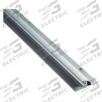 NATIONAL GUARD Door Sweep: Drip Cap Insert, 48 in Lg, 2 in Wd (MPN 101VA-48). Key specifications — Insert Material: Vinyl; Flange Material: Aluminum; Brand: NATIONAL GUARD.