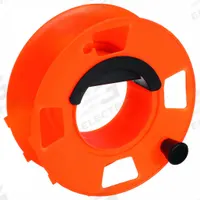 BAYCO Cord Storage Reel: Capacity: 100 ft of 14/3 Cord/100 ft of 16/3 Cord/50 ft of 12/3 Cord (MPN KW-110). Key specifications — Reel Mounting: Keyhole; Reel Capacity: 100 ft of 16/3 Cord; Brand: BAYCO.