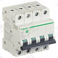 SCHNEIDER ELECTRIC IEC Supplementary Protector: 8 A Amps, 14kA at 240V AC, Screw Clamp, B (MPN M9F21408). Key specifications — Series: C60SP; DC Voltage Rating: Not Rated; Max. AIR Rating: 14kA at 240V AC; Terminal Connection: Screw Clamp; Brand: SCHNEIDER.