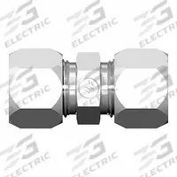 WEATHERHEAD Compression Fitting Union: 1 1/4 in OD Size, 1 5/8-12 x 1 5/8-12 Thread Size, Steel (MPN 7305X20X20). Key specifications — Brand: WEATHERHEAD; Series: Ermeto Flareless.
