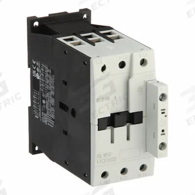 EATON Magnetic Contactor: Non-Reversing, 3 Poles, 3NO Contacts, 50 A - Non-Reversing IEC Contactors