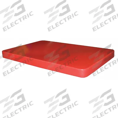 APPROVED VENDOR Cube Truck Lid: 36 1/2 in L 25 in W 2 1/2 in H, Fits 10 cu ft, 0.4 cu yd - Non-Hinged Lids for Cube Trucks