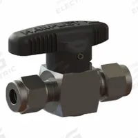HAM-LET Plug Valve: For Chemicals/Gas/Water Media, 2-Way, 3/8 in Pipe Size, Let-Lok x Let-Lok, FKM (MPN PLV6-00SSL3/8PFS). Key specifications — Brand: HAM-LET.