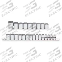 PROTO Socket Set: 1/2 in Drive, 24 Piece, 12-Point, Metric, 10 mm to 36 mm (MPN J54211). Key specifications — attr1224269: 1/2 in; attr1204685: Not Tether Capable; attr1204650: 10 mm to 36 mm; attr1204673: Socket Bits Not Included; attr1204688: PROTO; attr1206170: Standard Sockets.