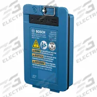 BOSCH Battery: Black, Battery, 1 7/8 in Overall Ht, 5 1/4 in Overall Wd, 856MG3, 7 1/4 in Overall Lg (MPN GBA37V30). Key specifications — attr935972: BOSCH; attr937993: Battery; attr940214: Black; attr940216: 856MG3; attr940217: GLL300-42GL; attr940218: Laser Levels; attr940221: USB-C Charging Cord; attr940223: Plastic.