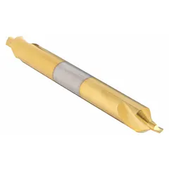 KEO Center Drill: Plain Type, #4, 60°, 3 in Overall Lg, TiN Coated High Speed Steel (MPN 907-000-105). Key specifications — Brand: KEO; End Type: Double End.