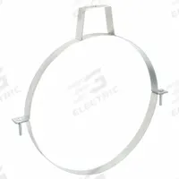 Duct Hanger: 16 in Duct, Steel, 18 3/8 in Lg, 16 in Wd (MPN 8010004167). Key specifications — Includes: (2) Piece Hanger; Brand: NORDFAB; Base Material: Steel; For Duct Shape: Round.