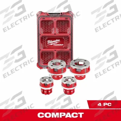 MILWAUKEE Pipe Threading Die Head: 11R, For 1 1/4 in Pipe, NPT, Alloy - Die Heads for Handheld Pipe Threaders