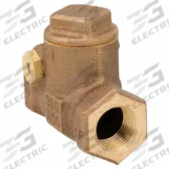 MILWAUKEE VALVE Low Lead Swing Check Valve: Swing, Inline Valve Body, 3/8 in Pipe Size, FNPT x FNPT (MPN UP509-3/8). Key specifications — Brand: MILWAUKEE VALVE.