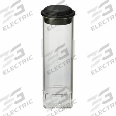 APPROVED VENDOR Vial: 1.02 in Body Dia, Black - Plastic Lab Vials