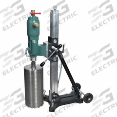 CS UNITEC Core Drill: 6 in Coring Capacity in Concrete, 1,600 RPM Spindle Speed - Max, 32 in Base Lg (MPN 2 1333 0010 SA). Key specifications — attr1341499: Perpendicular Only; attr1341508: CS UNITEC; attr1341514: Core Drill and Stand.