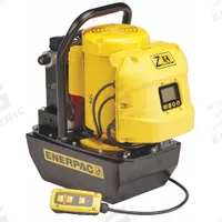 ENERPAC Hydraulic Pump: 10,000 psi Max. Op Pressure, 60 cu in/min Max. Flow Rate, 1 1/2 hp Max. HP (MPN ZE4408SB). Key specifications — attr941810: ZE4408SB; attr941817: 3-Position; attr941814: Hold.