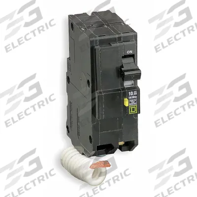 SQUARE D Miniature Circuit Breaker: 25 A, 120/240V AC, Single Phase, 10kA at 120/240V AC - QOB Series, Bolt-On Square D Miniature Circuit Breakers