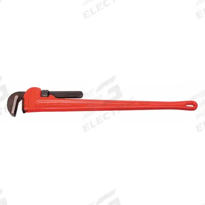ROTHENBERGER Pipe Wrench: Steel, 6 in Jaw Capacity, Serrated, 48 in Overall Lg - Straight Pipe Wrenches