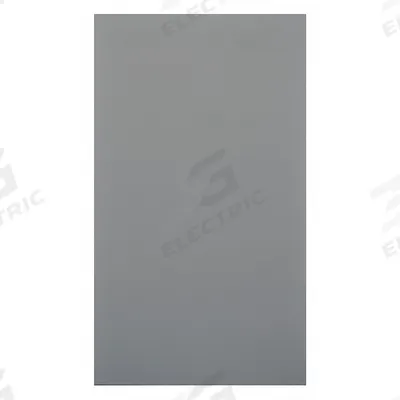 ASI GLOBAL PARTITIONS Partition Panel: Phenolic, Matte, Silver Gray, 58 in Ht, 55 in Wd - Panels & Panel Posts for Bathroom Partitions