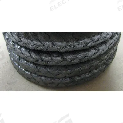 PALMETTO PACKING Compression Packing Seal: Aramid/Kynol, Graphite Lubricant, 9/16 in - Slurry & Abrasive Service Packing