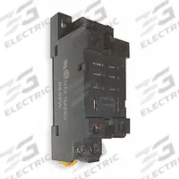 OMRON Relay Socket: DIN-Rail/Surface Socket Mounting, 8 Pins, Elevator, Finger Safe (MPN PTF08A-E). Key specifications — Brand: OMRON.