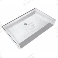 FIAT PRODUCTS Shower Floor: Rectangle, Barrier Free Threshold, Terrazzo, 36 in Overall Lg (MPN WTR5007081). Key specifications — Material: Terrazzo; Drain Location: Center; Brand: FIAT PRODUCTS.