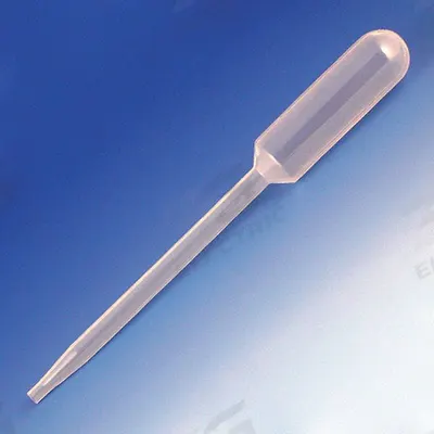 GLOBE SCIENTIFIC Transfer Pipette: 8.5 mL Capacity, Non-Sterile, Std Transfer Pipette, Plastic - Non-Sterile Transfer Pipettes