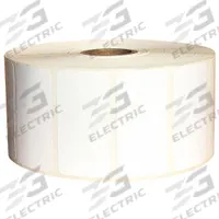 APPROVED VENDOR Barcode Printer Label: 2 in Label Wd, 1 in Label Ht, White, 1 in Core Dia., Matte (MPN 60DY21). Key specifications — Brand: APPROVED VENDOR; Label Color: White; Perforation: Perforated; Adhesive Material: Permanent; Label Finish: Matte.